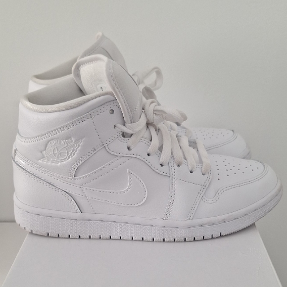 Nike Shoes - Nike Air Jordan White High-Top Sneakers